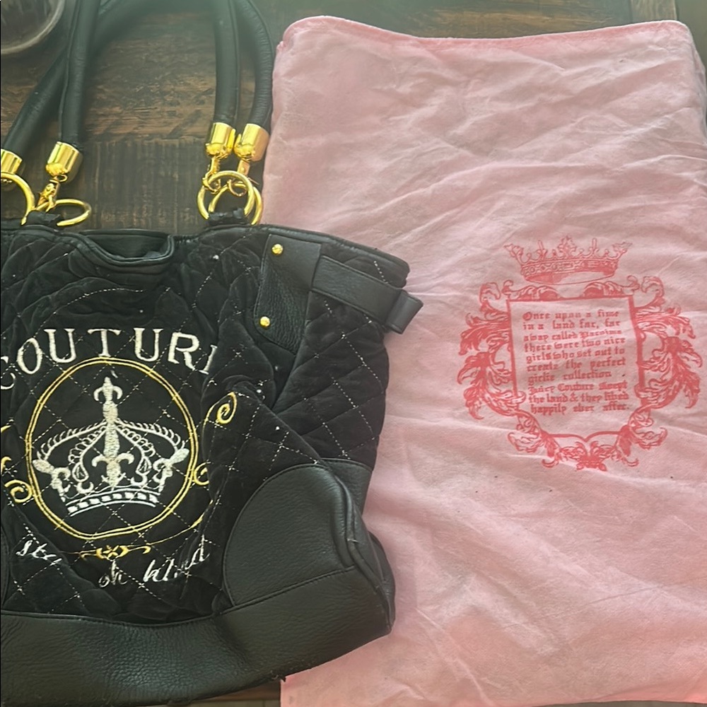 Black Quilted Handbag